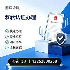 喀什双软认证申报服务