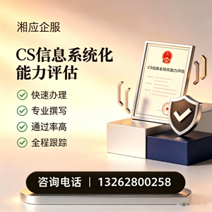 喀什CS信息系统化能力评估申报服务