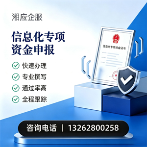 喀什信息化专项资金申报服务