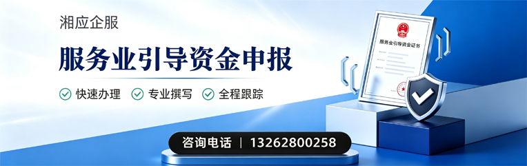 喀什服务业引导资金申报服务